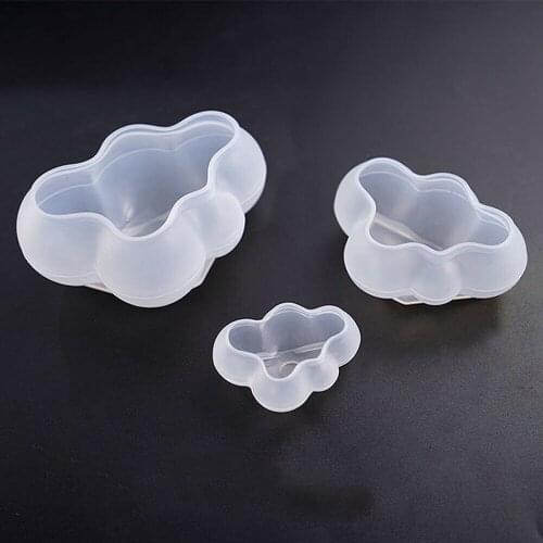 1PcsDIY cute cloud cloud shape candle making silicone mold soap mirror craft resin glue Epoxy household handmade products