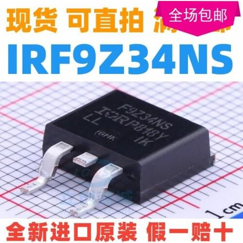 100% Original New IRF9Z34NS TO-263-3 P -55V/-19A MOSFE