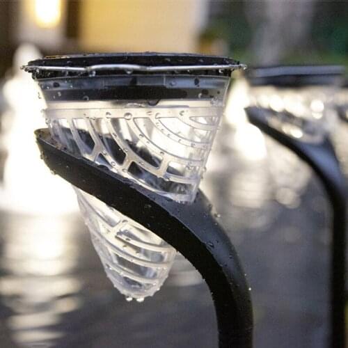 Outdoor 2pcs Elegant Dual Use Lamp Solar Lights Garden Garden Decoration Street Lights Household Waterproof Led Wall Lights