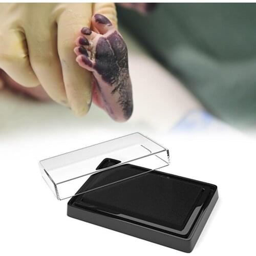 Safety Non-Toxic Baby Handprint Footprint Imprint Souvenirs Casting Newborn Infant Clay Pad Toys