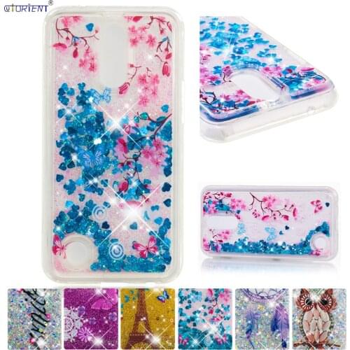 LG K10 2017 Soft TPU Glitter Case LG K20 Plus Bling Dynamic Liquid Quicksand Bumper Cover K 10 K102017 LGM250 M250 Phone Funda