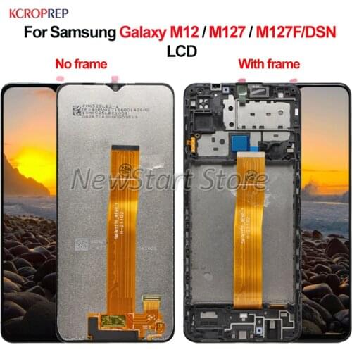 For Samsung Galaxy M12 M127 M127F/DSN LCD Display Touch Screen Digitizer Assembly For Samsung M12 lcd Replacement Accessory