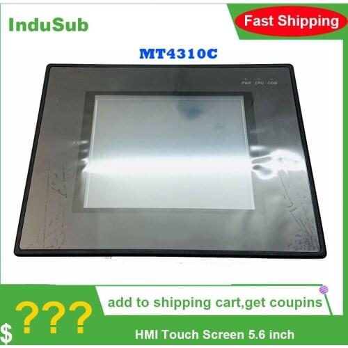 MT4300C HMI Touch Screen 5.6 inch 64K Color TFT Display 320*234 Resolution 2 COM ports new in box