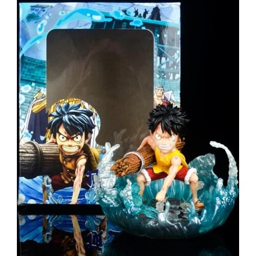 New Will shine Japan Anime One Piece Monkey D Luffy figure model Action Figure Lighting Room decoration toys baby kids best gift