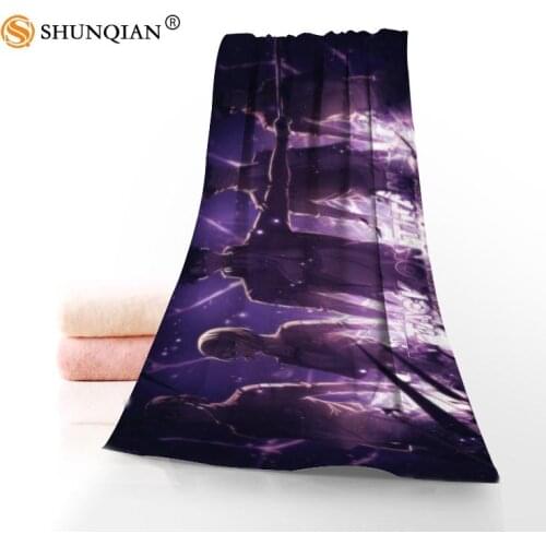 New Custom Attack on Titan Towel Printed Cotton Face/Bath Towels Microfiber Fabric For Kids Men Women Shower Towels ABC98K
