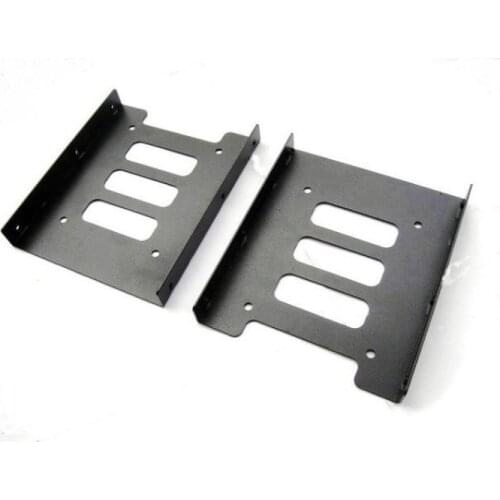 2.5" SSD SATA IDE To 3.5" Mount Adapter Hard Drive Bracket for PC 2.5 Inch SSD To 3.5 Inch Desktop Dock Storage Bays Black