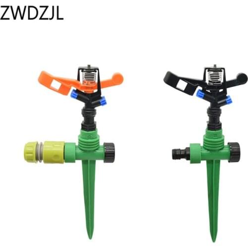 1/2 inch garden lawn sprinkler Rotate Sprinkler Rocker Nozzle 360-degree rotating garden water system 1set