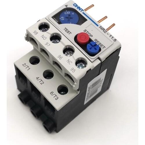 CHINT Thermal Overload Relay NR2-11.5/Z 1-1.6A 1.25-2A 1.6-2.5A 2.5-4A 4-6A 5.5-8A 7-10A 9-13A Work with NC6-09 Series contactor