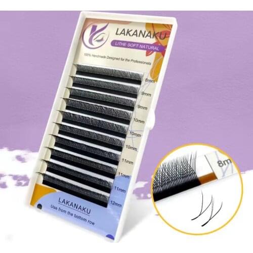 LAKANAKU YY Eyelashes Volume Lashes 0.07 8-15 Vendor Extensions Mink Eyelash Extensions Cosmetics Lash Cilios