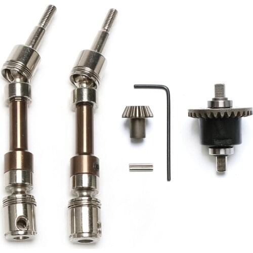 CVD Front Wheel Universal Drive Shaft with Modified Differential for Wltoys 12428 12423 12427 1/12 RC Car Upgrade Parts