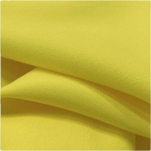 Width 59'' Four Side Elastic Solid Color Spandex Fabric By The Yard For Dress Skirt Beach Pants Material