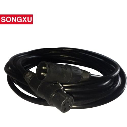 SONGXU 5 Meters length 3-pin signal connection DMX cable for stage light, stage light accessories/SX-AC010