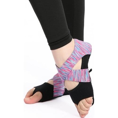 Toning Shoes Bandage Aerial Yoga Socks Slip Professional Fitness Five Fingers Adult Fingerless Adult Yoga Shoes Woman Sports