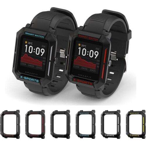 TPU Soft Edge Frame Protector Smartwatch Case Shell For Amazfit BIP S/Lite/U/Pro GTS 2/GTS2 Mini Watch Protective Bumper Cover