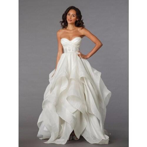 2018 Elegant Collection Vintage vestido de noiva Sweetheart Open Back brush Train Bridal Gown mother of the bride dresses