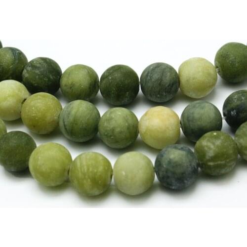 1 Strand 4mm 6mm 8mm 10mm Round Frosted Natural TaiWan Bead Strands for jewelry making DIY Bracelet Necklace F70