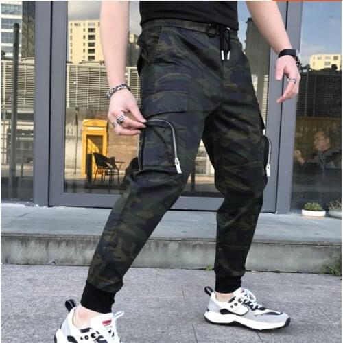 2020 mens fashion street mens camouflage pants jogging pants stretch casual pants luxury brand