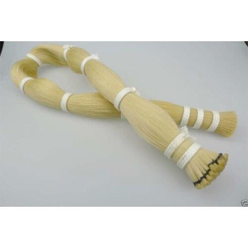 250g AAA+ white Horse hair Bow hair Mongolian Stallions 80-85cm
