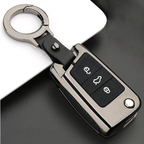 Car Key Cover Case For Volkswagen VW Polo 6R Tiguan 2 Golf 6 7 MK6 MK7 Skoda Fabia Octavia 2 3 A5 A7 Seat Leon FR 5F Accessories