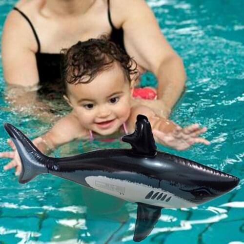 Inflatable Floating Toys Childrens Water Toys PVC Inflatable Shark Toy Simulation Inflatable Animal For Swimming Kids Pool Toys