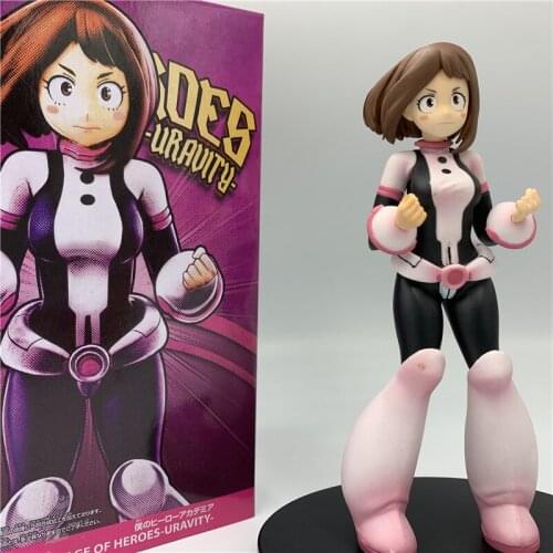 My Hero Academia Ochaco Uraraka THE Amazing Heroes PVC Action Figures Boku no Hero Academia Vol.4 Midoriya Uraraka Toys 16cm