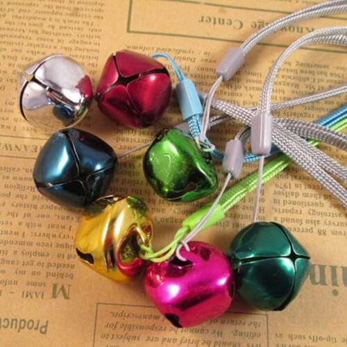 100 PCS 24 mm high quality iron material lovely cross Open multi-color bells.Children dance the bell bell/pet