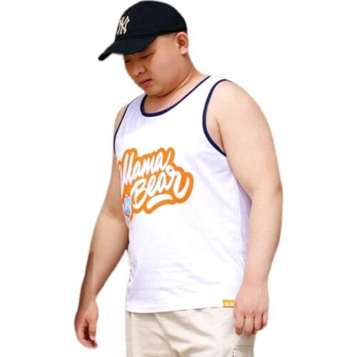 2021 New Cute Bear Claw Paw Tank Tops Mens Plus Size Cotton Undershirt Gay Male Cartoon Bear Vest 6 Styles XL 2XL 3XL 4XL 5XL