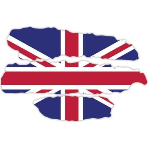 Popular Car Stickers British Flag Sticker Vinyl Decal for Helmets Car Window Truck Cap Laptop Car Styling England