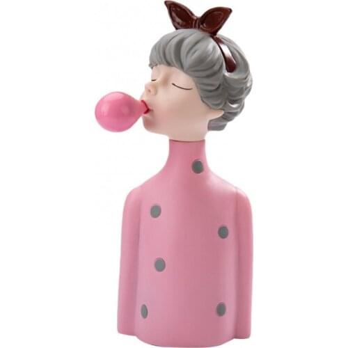 Mini Portable Cartoon Bubble Girl Wireless Bluetooth Speaker Stero Sound Bluetooth Loudspeake for Girlfriend Gifts Home Decor