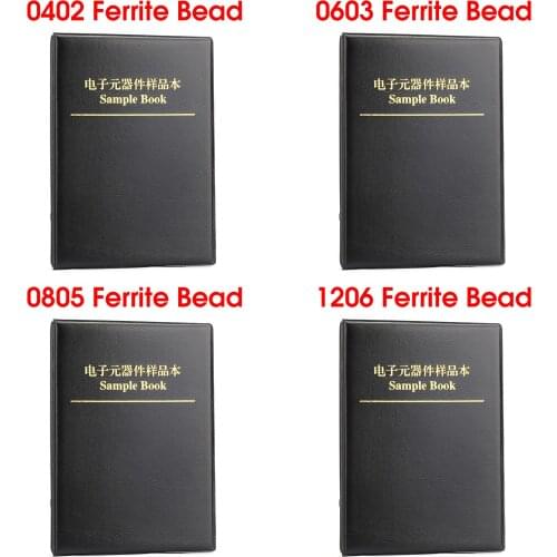 Component Sample Book 0402 0603 0805 1206 SMD/SMT Magnetic Ferrite Bead Assorted