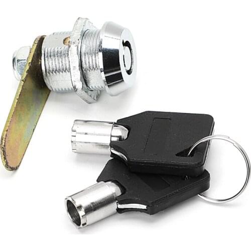 H58B Drawer Tubular Cam Lock For Door Mailbox Cabinet Cupboard w/2 Keys 20mm