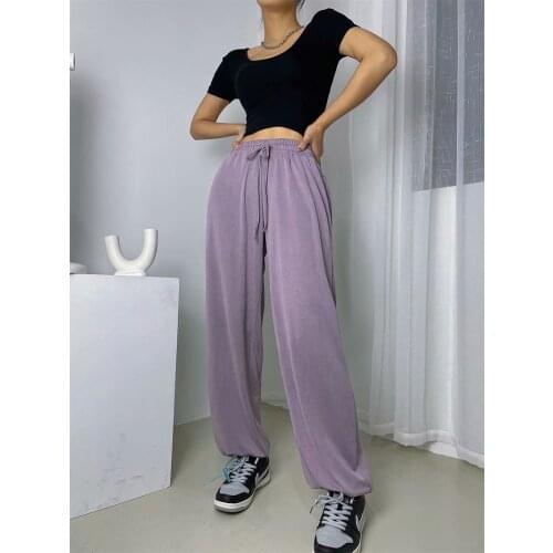 Sweatpants womens closed mouth and feet harem pants slimming casual pants quick-drying pants yoga running fitness pants