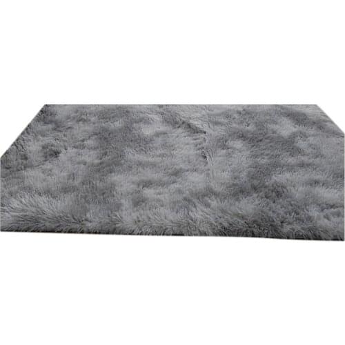 Tie-Dye Gradient Color Carpet Bedroom Living Room Coffee Table Mat Long Hair Washed Floor Mat