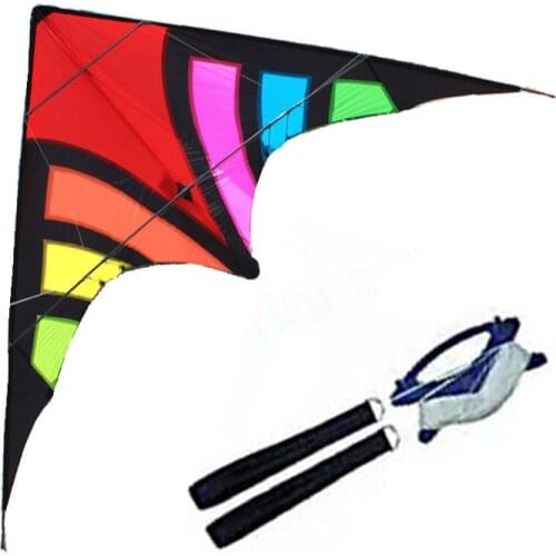 High quality outdoor fun sports 2.8 m resistant nylon Power Stunt Kite Carbon rod Factory Outlet Entry Level Good Flying