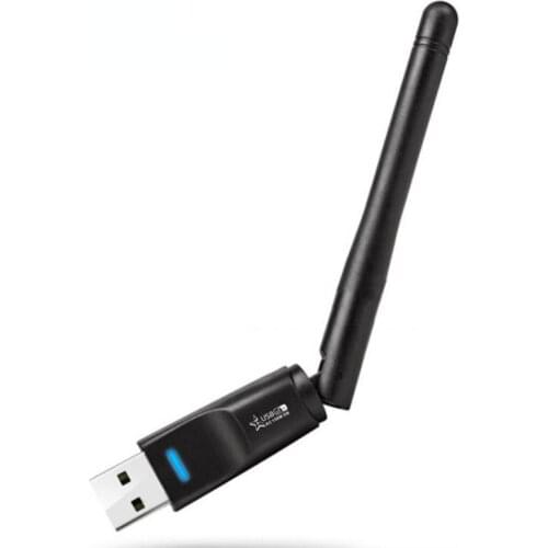 WiFi Wireless Network Card USB 2.0 150M 802.11 B/g/n LAN Adapter with Rotatable Antenna for Laptop PC Mini Wi-fi Dongle