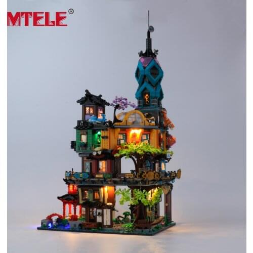 MTELE LED Light Kit for 71741 City Gardens
