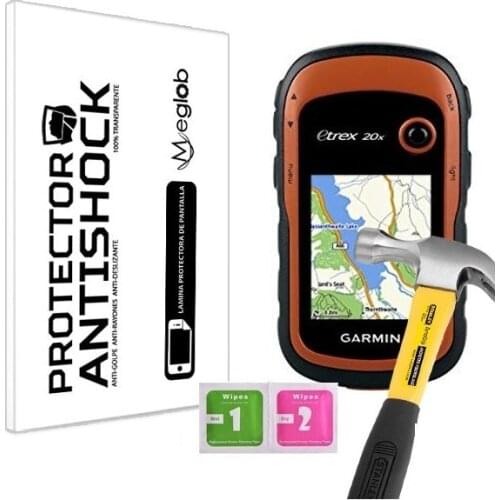 Screen protector Anti-Shock Anti-scratch Anti-Shatter compatible with Garmin eTrex 20x