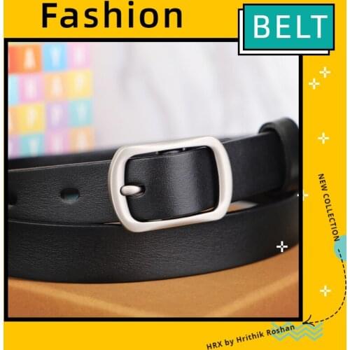 Belts for Women Pin Buckle Thin Leather Fashion All-match Casual Retro Belt Jeans Waistband Designer Belts High Quality Cowskin