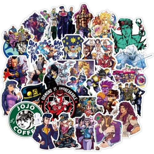 10/30/50PCS cartoon anime magician bizarre adventure character graffiti sticker luggage laptop waterproof decoration wholesale