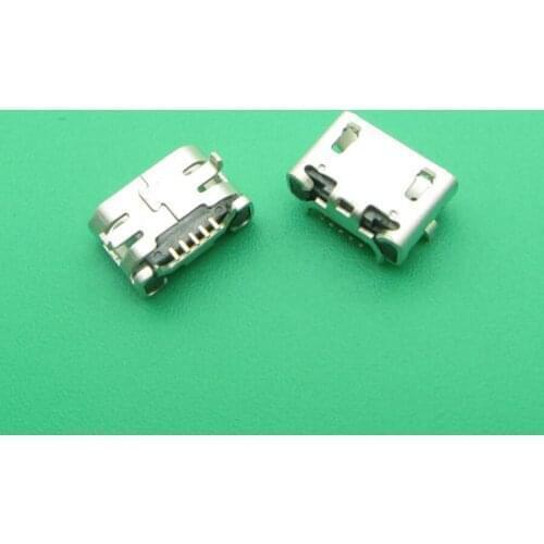 100pcs New mini micro USB connector connector for Alcatel One Touch Idol 4 USB charging port replacement parts