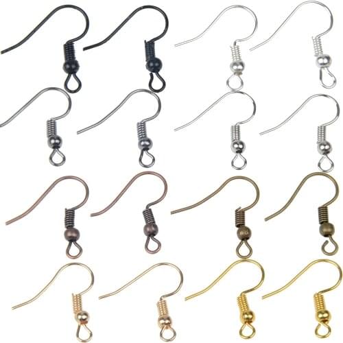 100pcs 19x18mm DIY Earring Jewelry Findings Earrings Clasps Hooks Fittings DIY Jewelry Making Accessories Hooks Earwire