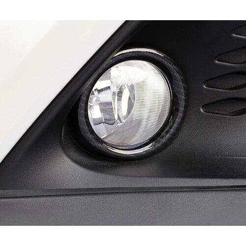 2Pcs/Set ABS Chrome Car Front Fog Lamp Lights Decoration Cover For Toyota C-HR CHR C HR 2016 - 2020 Accessories