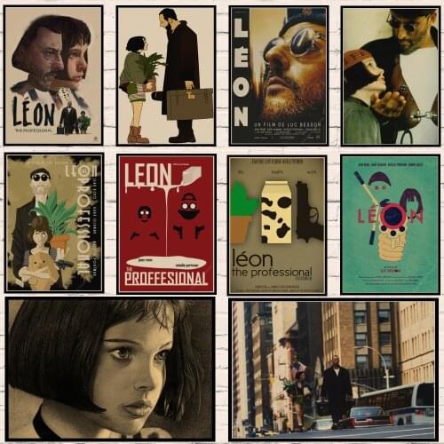 This killer is not too cold movie poster retro decorative wall stickers buy 3 get 4 kraft paper posters retro wall stickers gift