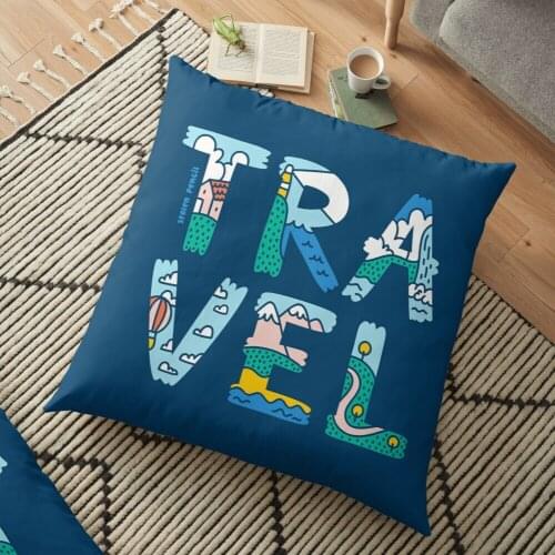 Travel Printed Decorative Cushion Sofa Cover Pillow Pillowcase Spring Decorations For Home Decor Pillow Cover 2021