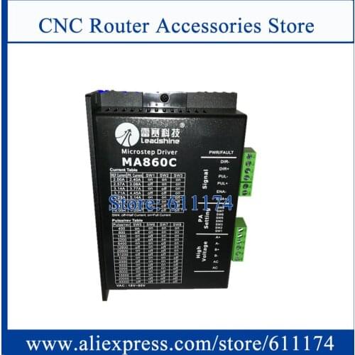 Leadshine 2-phase stepper Driver MA860C work 18-80VAC 7.2A fit NAME 34 Stepper motor