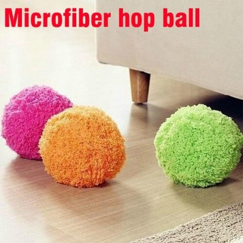 Dog Cat Toy 4 in 1 Magic Roller Ball Activation Automatic Ball Chew Plush Floor Clean Toys Electric Pet Plush Ball Toy