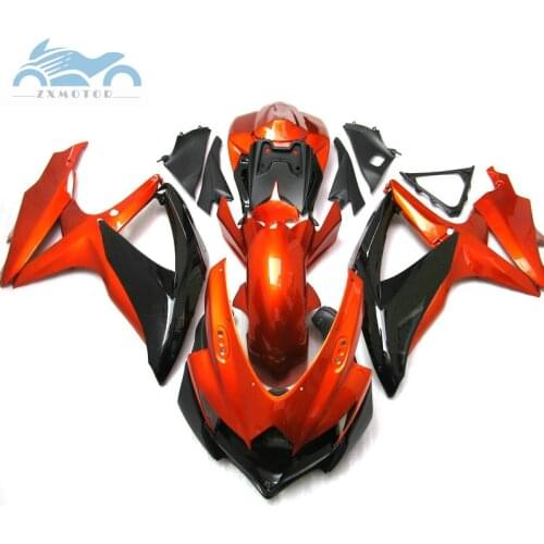 Customized Fairing kits for SUZUKI GSXR 600 750 2008-2010 K8 motorcycle fairings kit GSXR750 R600 08 09 10 red golden green blue