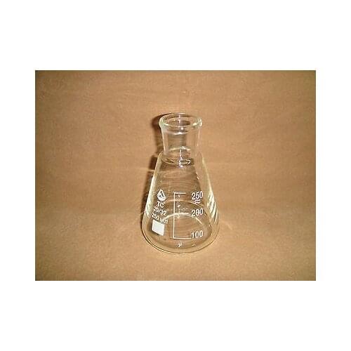 Conical Flask,Erlenmeyer Flask,250ML,Heavy Wall,Inner Diameter=29MM