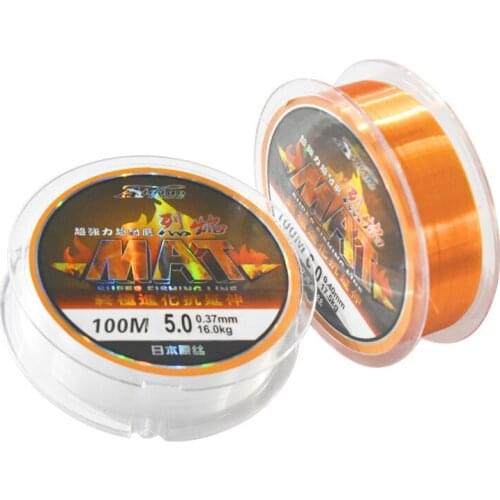 100M Fishing Lines Raw Silk Accessories Wear-resistant Nylon Line Goods for Tackle Daiwa Carp Sea Braided Nylon Fishing Line