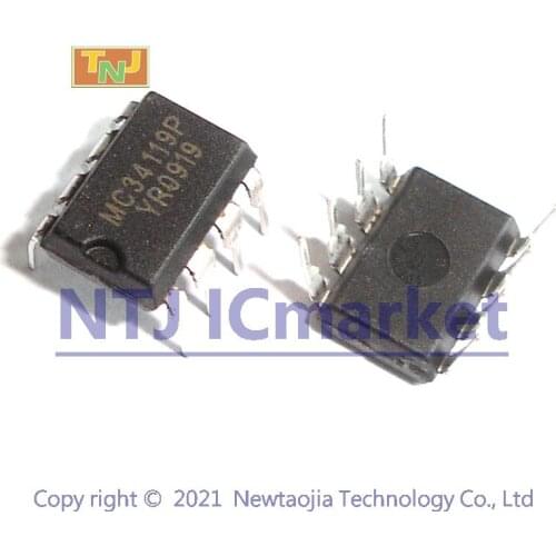 20 PCS MC34119P DIP-8 MC34119 Low Power Audio Amplifier IC CHIP